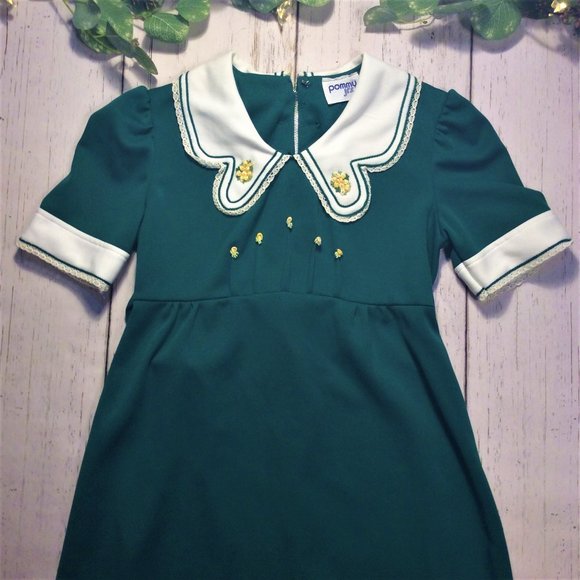 Vintage Dresses & Skirts - Vintage 1960’s Pomeroys Pommy Jr. Maxi Dress